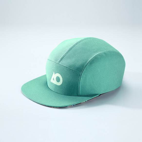 AO 5 ✭Minty✭ Handmade 5 Panel Hat／Limited／Mintgreen Camp Cap