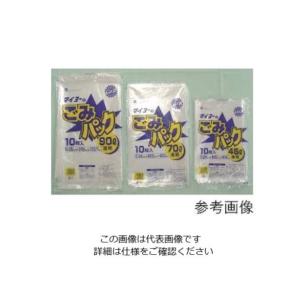 中川製袋化工 ごみ袋 タイヨーゴミパック 90L 1ケース(200枚) 62-2695-63（直送品）