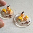 プチケーキデザートプレート(みかん????)