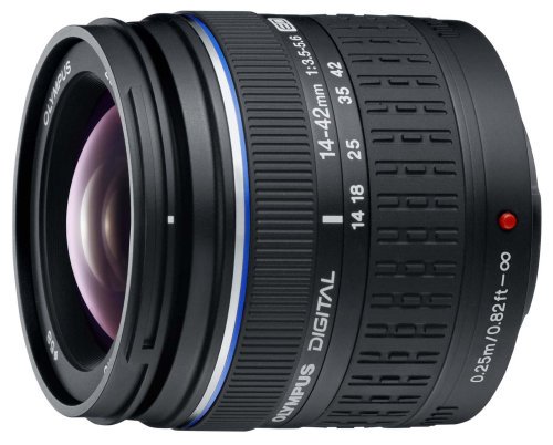 OLYMPUS 標準ズームレンズ ZUIKO DIGITAL ED 14-42mm F3.5-5.6【中古品】