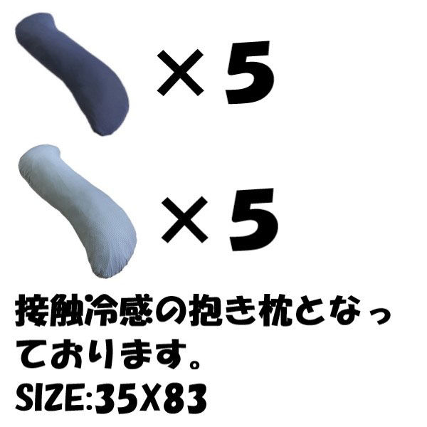 クリエイトアルファ 10枚SET AS 冷たくて気持ちいい抱き枕(小)（直送品）