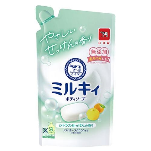 牛乳石鹸 ミルキィボディソープシトラスせっけん詰替用 360ml