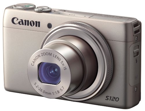 Canon デジタルカメラ PowerShot S120(シルバー) F値1.8 広角24mm 光学5倍ズーム PSS120(SL)【中古品】