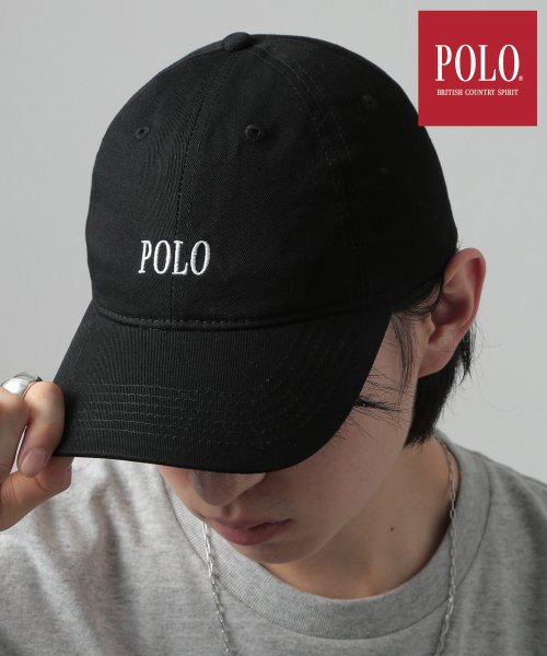 【POLO BCS / ポロビーシーエス】POLO BCS/POLO embroidery law cap キャップ 帽子 ロゴ コットンキャップ