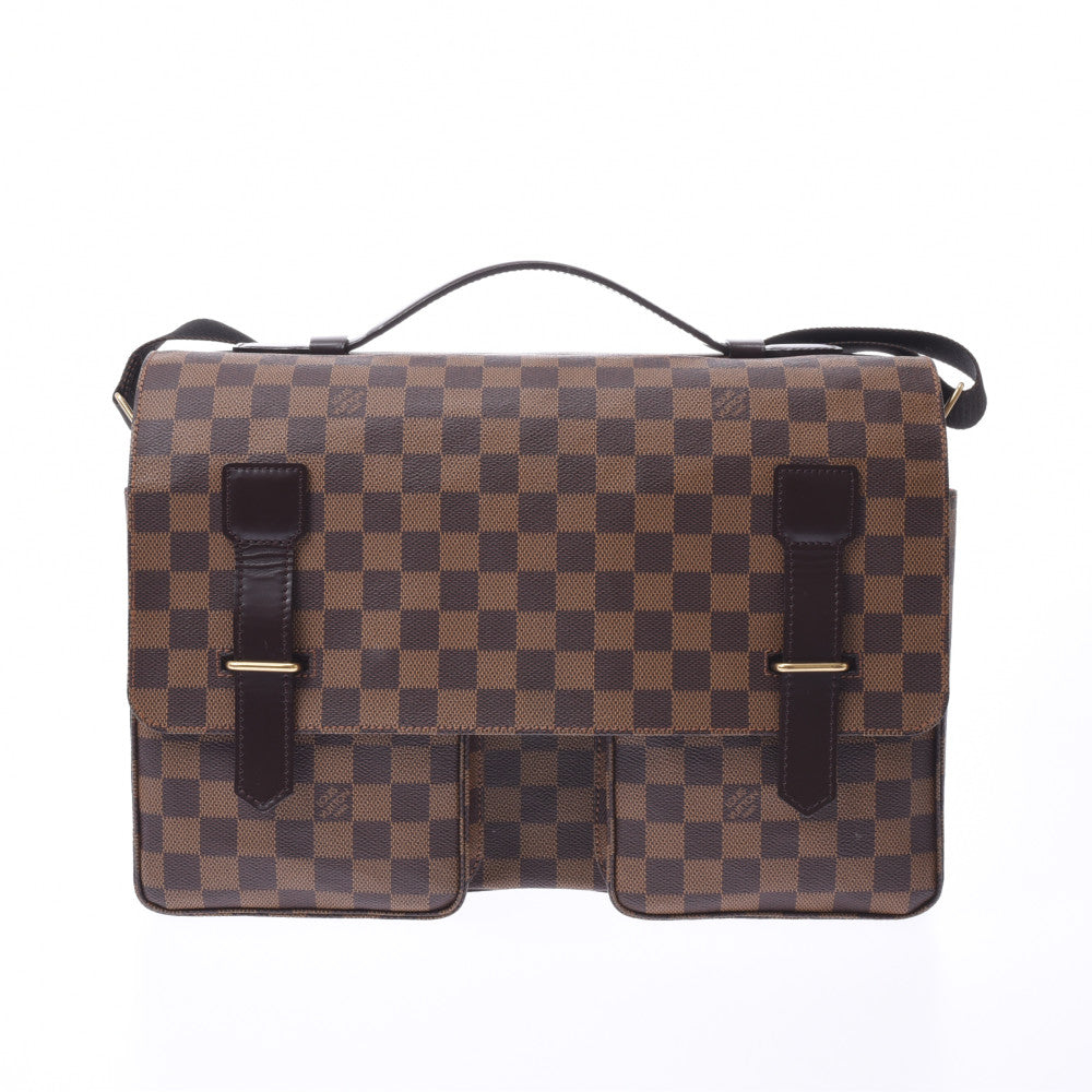 LOUIS VUITTON ルイヴィトン ダミエ ブロードウェイ ブラウン N42270 ユニセックス ショルダーバッグ Aランク 中古 