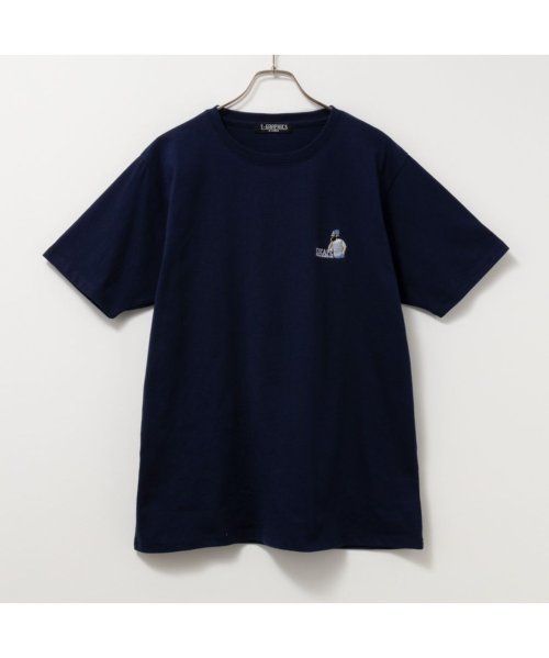 T－GRAPHICS ティーグラフィックス ワンポイント刺繍半袖Tシャツ MC24－673－21T