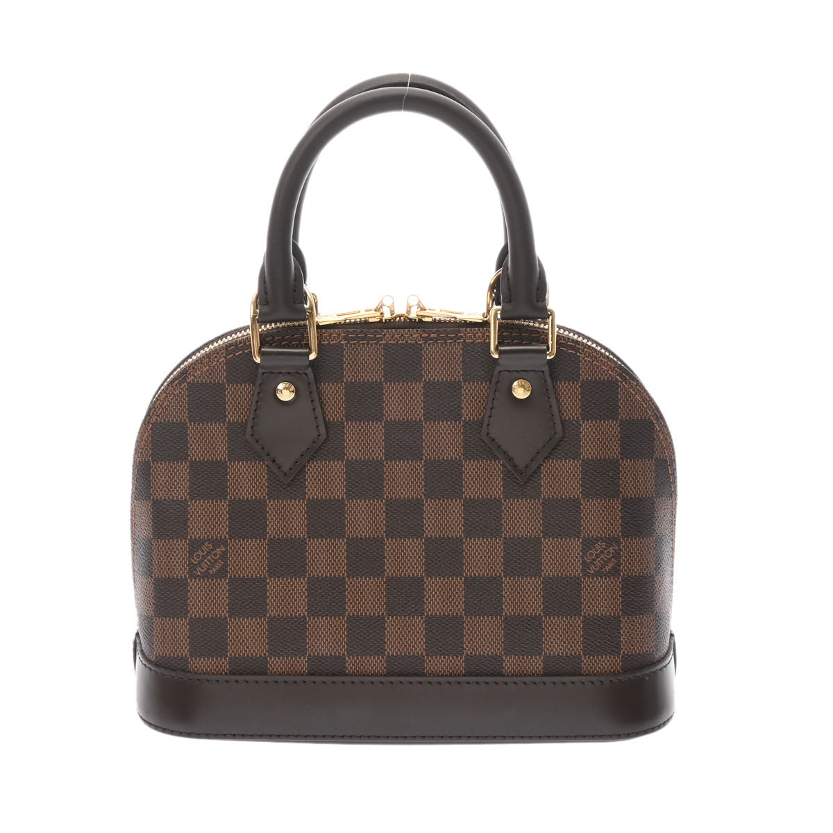 LOUIS VUITTON ルイヴィトン ダミエ アルマBB ブラウン N41221 レディース ダミエキャンバス 2WAYバッグ 新同 中古 