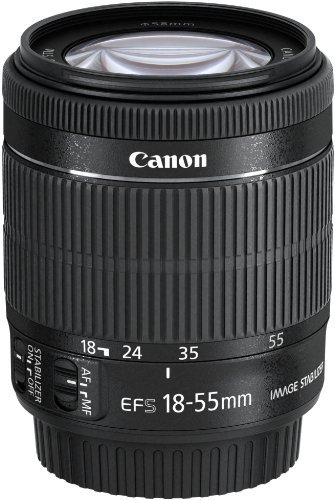 Canon 標準ズームレンズ EF-S18-55mm F3.5-5.6 IS STM APS-C対応【中古品】