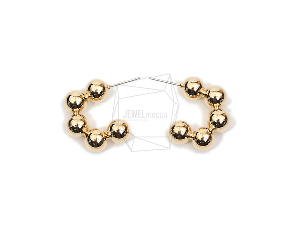 ERG-1929-G【2個入り】マルチボールラウンドピアス,Multi ball round Post Earring