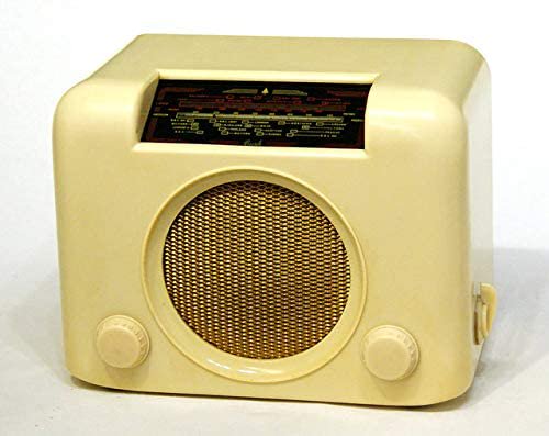 BUSH RADIO ブッシュ・ラジオ TYPE DAC90A cream 真空管卓上ラジオ MT管5球スーパー MW/LW 2BAND 欧州200～250V仕様【中古品】