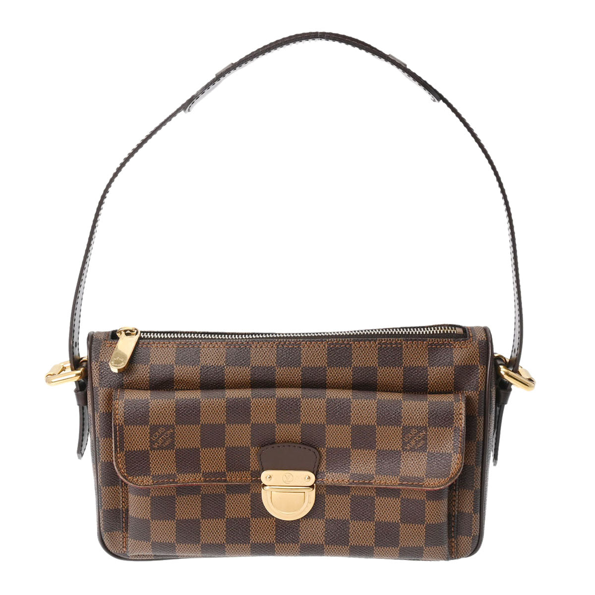 LOUIS VUITTON ルイヴィトン ラヴェッロ GM ブラウン N60006 レディース ダミエキャンバス ショルダーバッグ ABランク 中古 