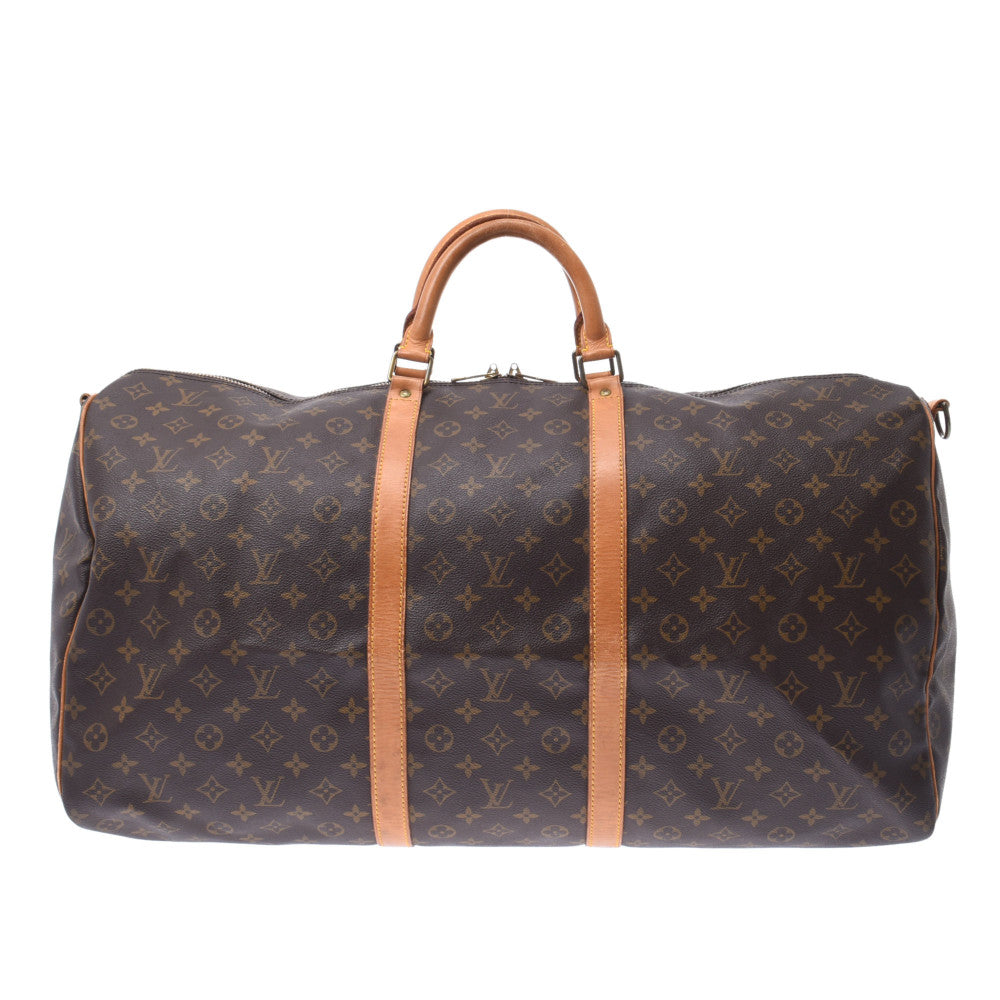 LOUIS VUITTON ルイヴィトン モノグラム キーポル60 ブラウン M41412 ユニセックス モノグラムキャンバス ボストンバッグ Bランク 中古 