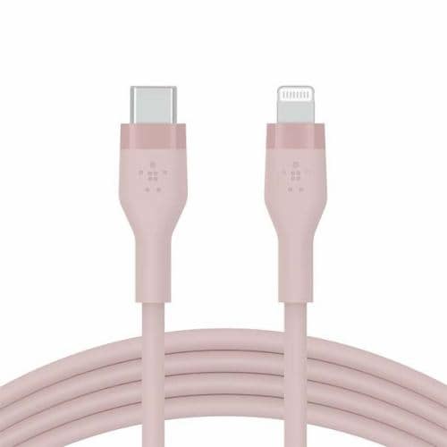 Belkin ベルキン USB-Ctoライトニングシリコンケーブル1M ピンク