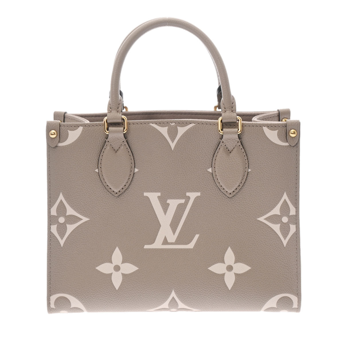 LOUIS VUITTON ルイヴィトン モノグラムアンプラント オンザゴーPM  トゥルトレール/クレーム M45779 レディース モノグラムアンプラント ハンドバッグ Aランク 中古 