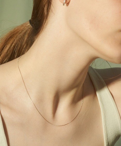 【les bon bon / ルボンボン】sophie necklace white gold / ソフィア ネックレス ホワイトゴールド 10金