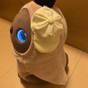 【受注製作】オフホワイト系　帽子　ラボット　服　ハンドメイド