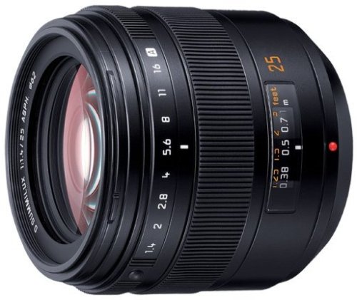 Panasonic フォーサーズ用 ライカ D SUMMILUX F1.4 標準 単焦点レンズ L-X025【中古品】