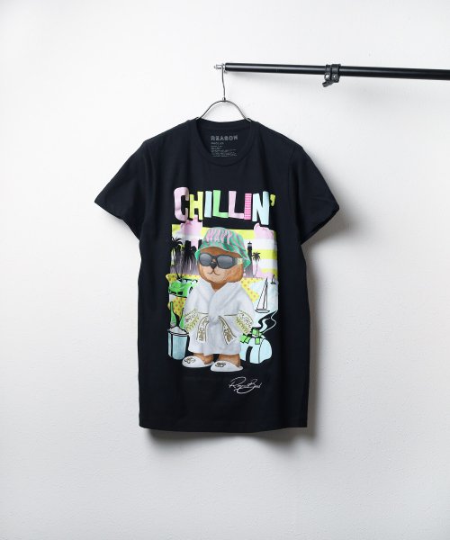 【W】【REASON002】【it】【ut25】【REASON CLOTHING】CHILLIN TEE