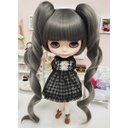 ネオブライス ウィッグ スパイラルツーテール グレイアッシュ 10インチ/ドール Blythe