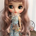 Doll用 流れ星ポシェット(薄ピンク色)