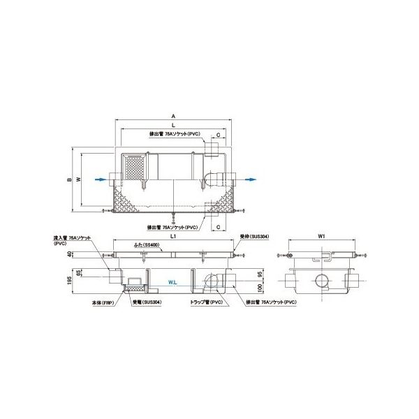 第一機材 グリーストラップ RZDLIII型 SK22SC-RZDLIIIフタサビドメ 1個（直送品）