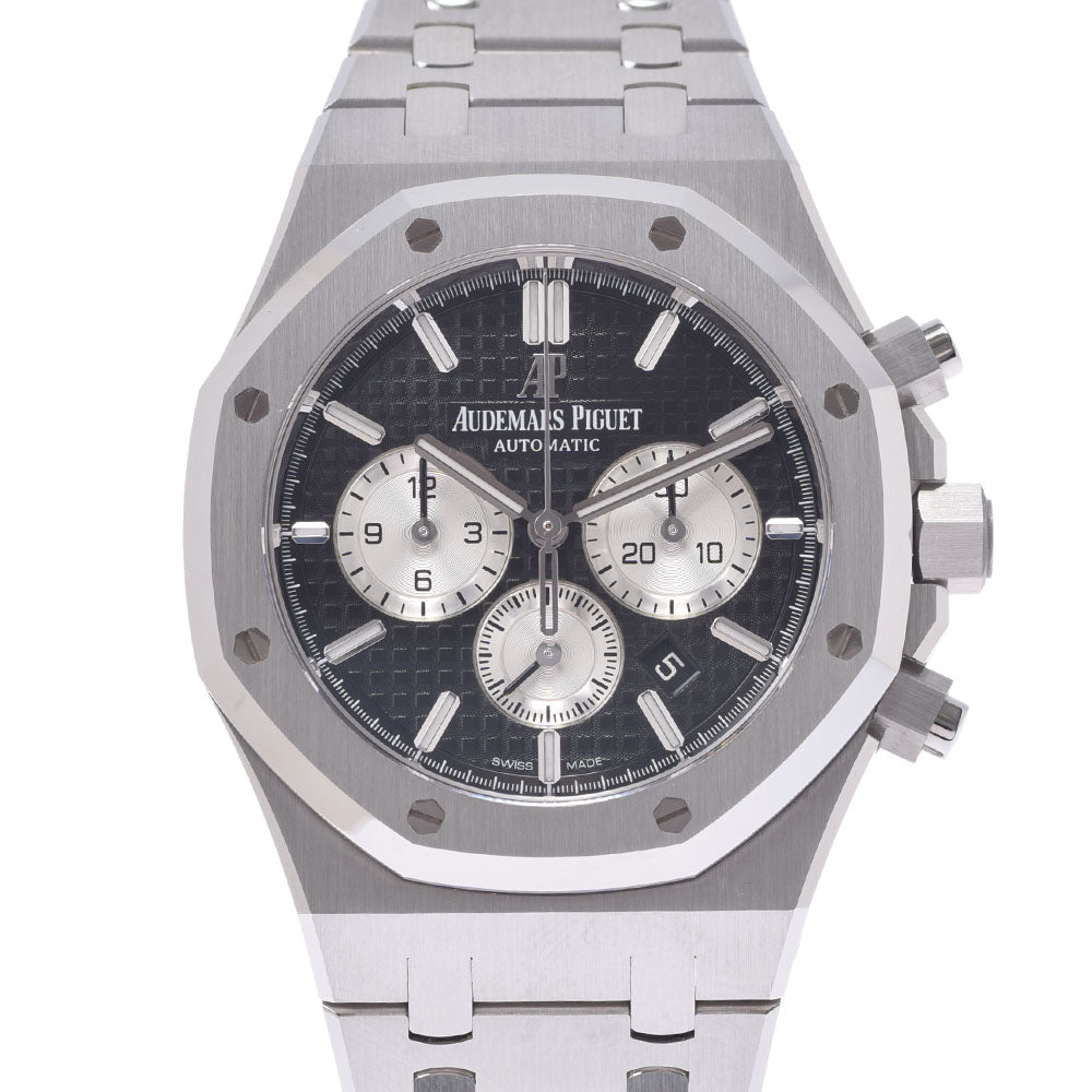 【現金特価】AUDEMARS PIGUET オーデマピゲ ロイヤルオーク クロノグラフ 26331ST.OO.1220ST.02 メンズ SS 腕時計 自動巻き 黒/シルバー文字盤 Aランク 中古 