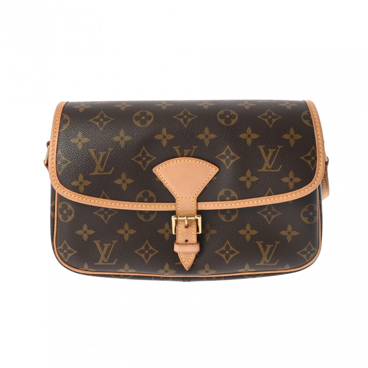 LOUIS VUITTON ルイヴィトン モノグラム ソローニュ ブラウン M42250 レディース モノグラムキャンバス ショルダーバッグ ABランク 中古 