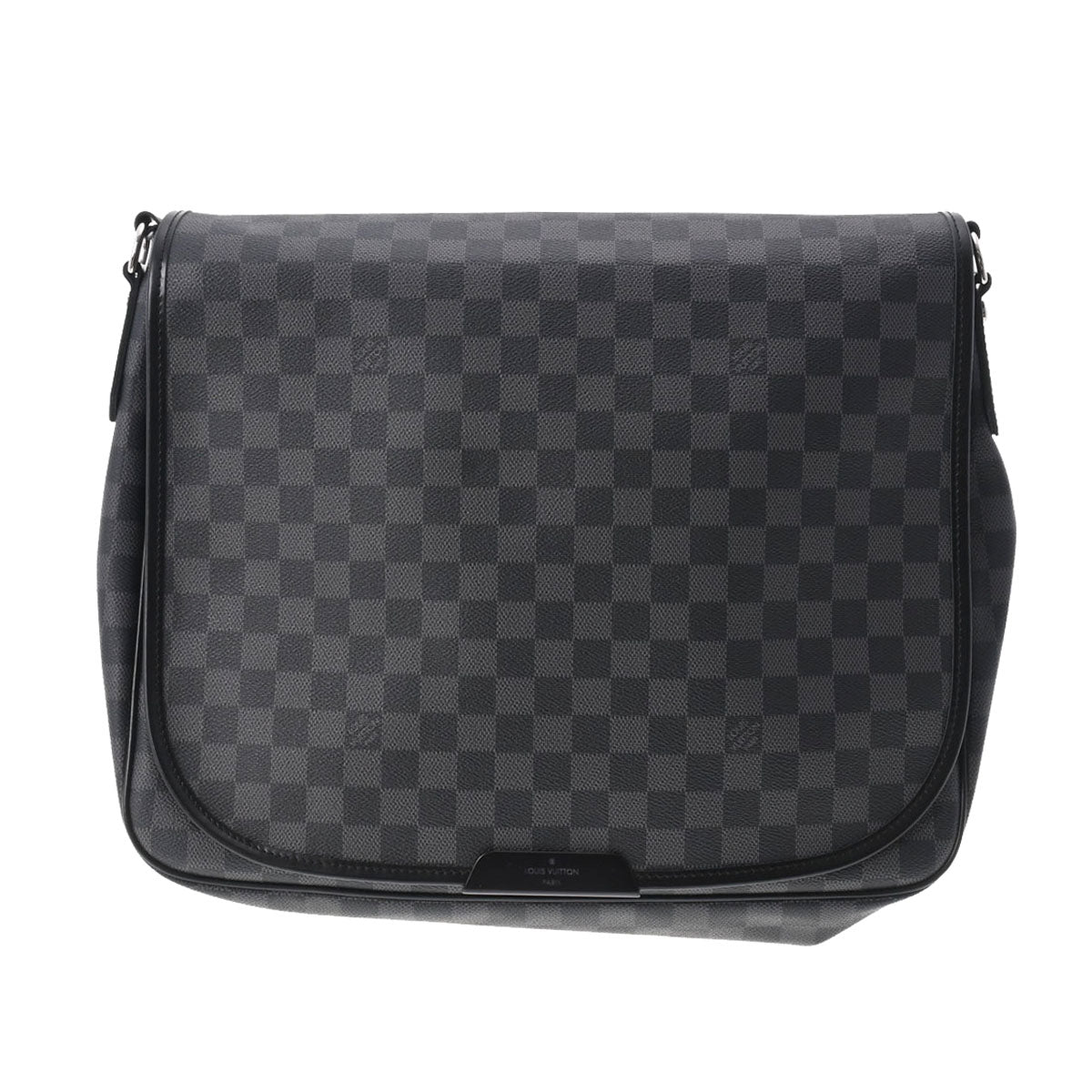 LOUIS VUITTON ルイヴィトン ダミエ グラフィット ダニエルGM 黒/グレー N58033 メンズ ダミエグラフィットキャンバス メッセンジャーバッグ Aランク 中古 