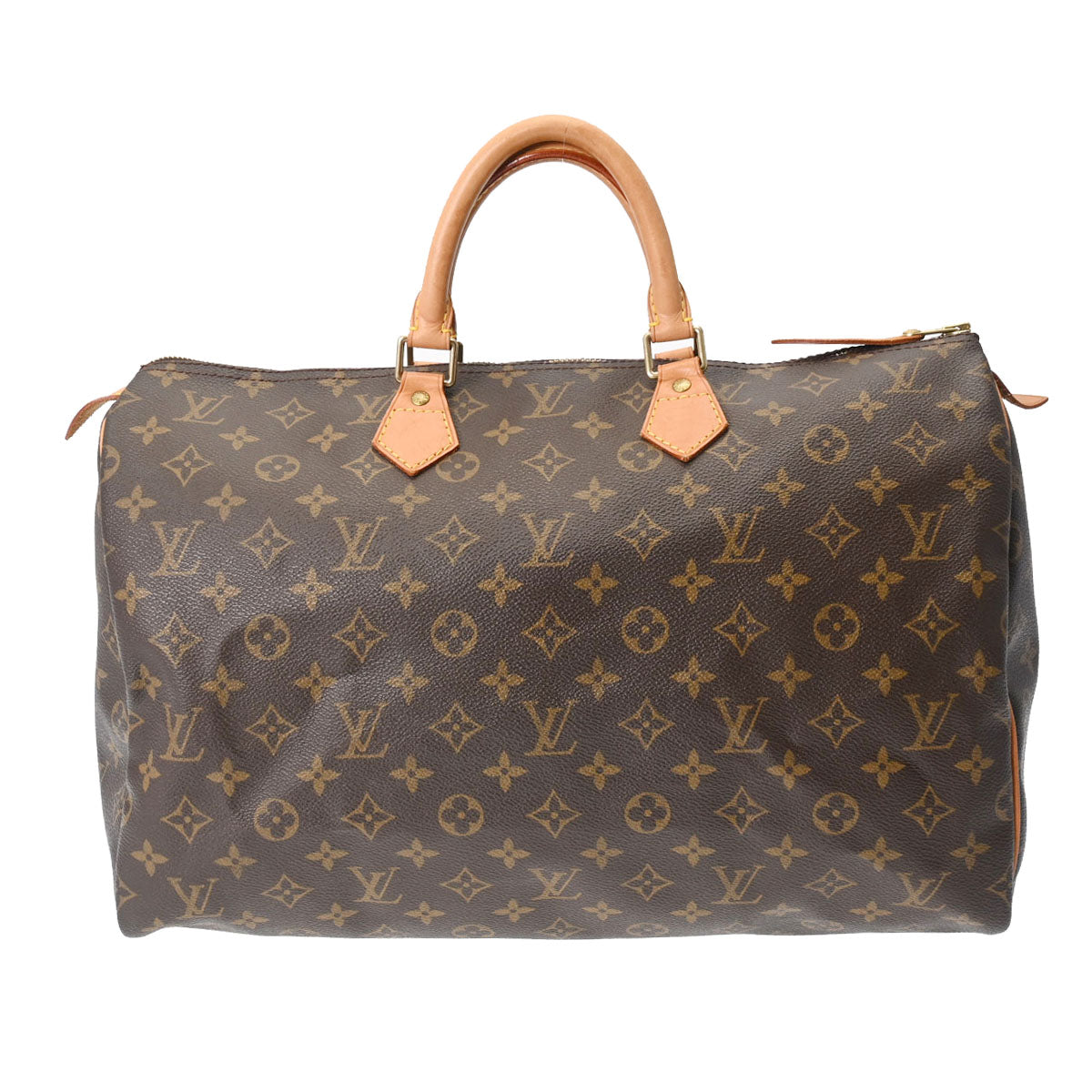 LOUIS VUITTON ルイヴィトン モノグラム スピーディ 40 ブラウン M41522 レディース モノグラムキャンバス ハンドバッグ ABランク 中古 