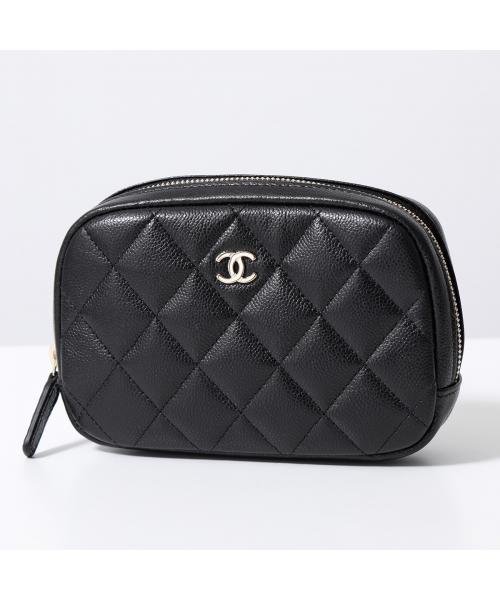 CHANEL ポーチ A80909 B10583 マトラッセ ココマーク