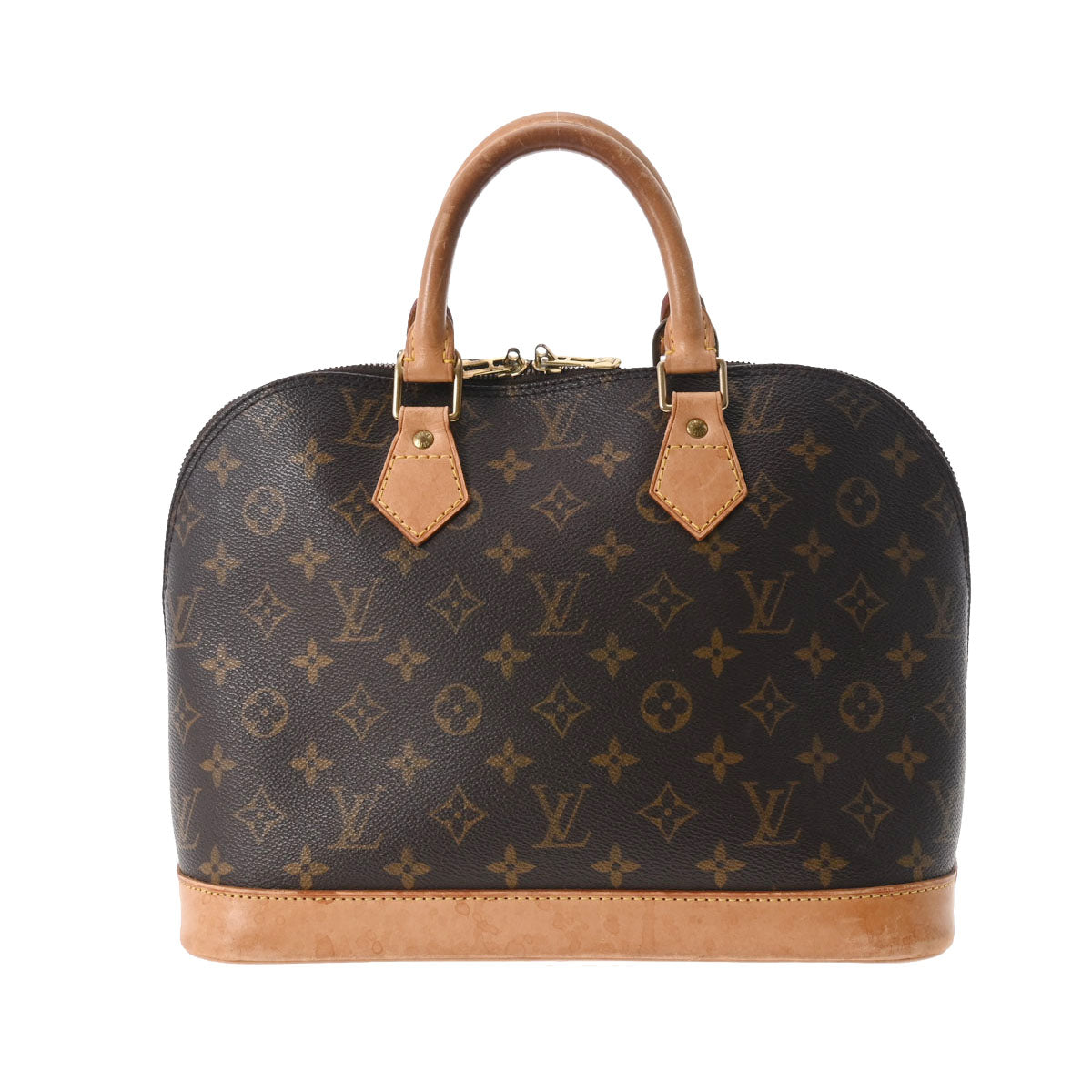 LOUIS VUITTON ルイヴィトン モノグラム アルマ ブラウン M51130 レディース モノグラムキャンバス ハンドバッグ Bランク 中古 