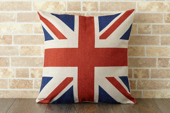 クッションカバー 45×45cm イギリスロンドン ビッグユニオンジャック jubileecushionse513