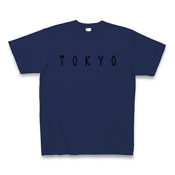 ◆TOKYO2◆文字◆ロゴ◆ヘビーウェイト◆半袖◆Tシャツ◆ジャパンブルー◆各サイズ選択可