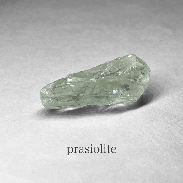 prasiolite：green amethyst / プラジオライト：グリーンアメジスト B