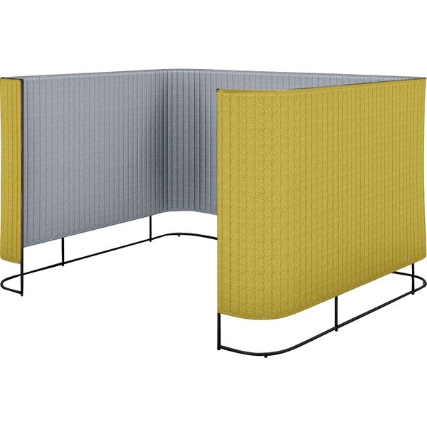 【組立設置込】コクヨ インフレーム チェアースクリーンブース 4～6人用 幅2730×奥行2330×高さ1650mm