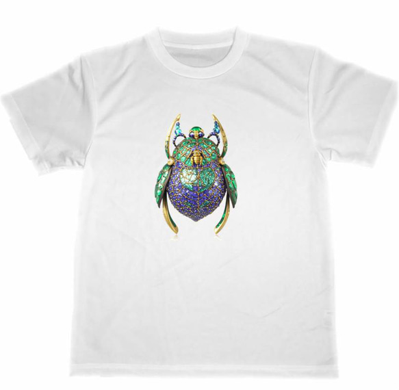 スカラベ　ドライ　Tシャツ　４　昆虫　甲虫　グッズ　Scarab　アクセサリー　フンコロガシ