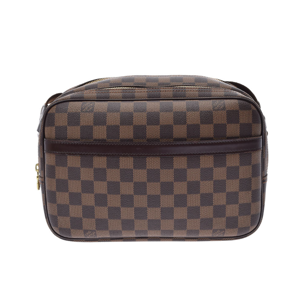 LOUIS VUITTON ルイヴィトン ダミエ リポーター PM SPオーダー　 ブラウン N45253 ユニセックス ダミエキャンバス セミショルダーバッグ ABランク 中古 