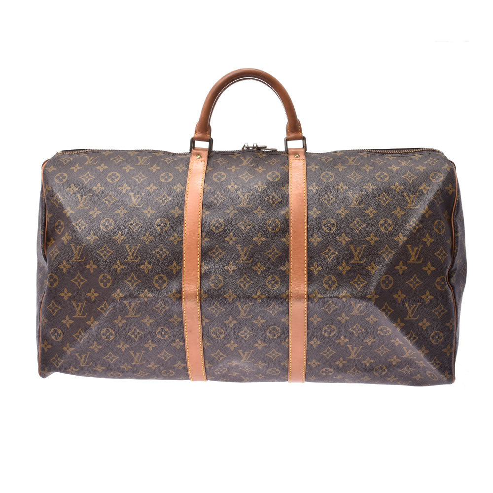 LOUIS VUITTON ルイヴィトン モノグラム キーポル60 ブラウン M41412 ユニセックス モノグラムキャンバス ボストンバッグ Bランク 中古 