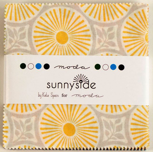 「Sunnyside」moda Charm Pack（カットクロス4２枚）Kate Spain