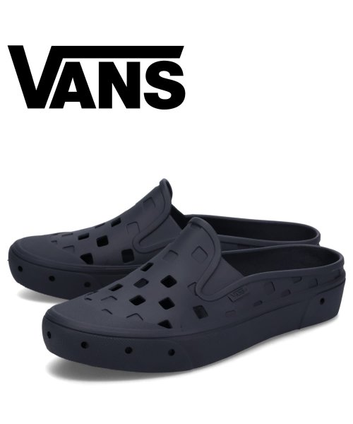 VANS ヴァンズ スリッポンミュールトレック スリッポン メンズ バンズ SLIP－ON MULE TRK ブラック 黒 VN0005V8BLK