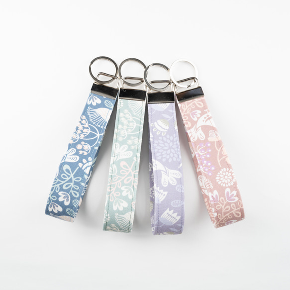 Wristlet keychain lanyard