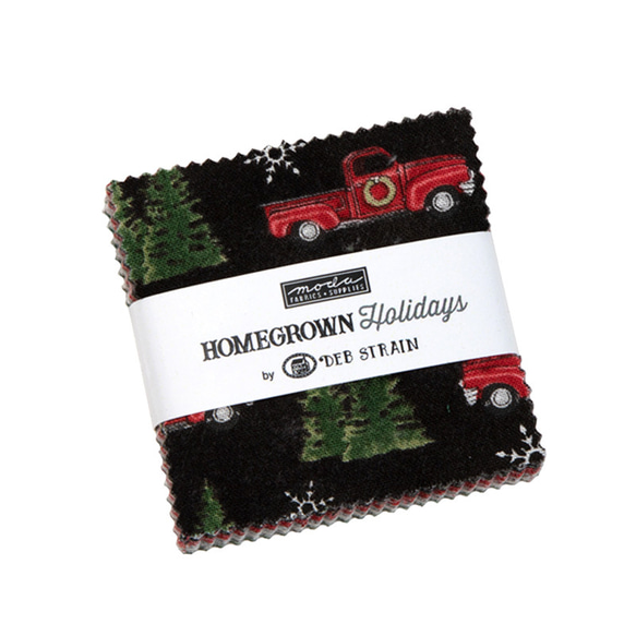 USAコットン moda mini charm 42枚セット HOMEGROWN Holidays