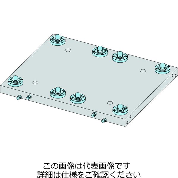 ナベヤ（NABEYA） Qロック内蔵プレート本体（エアー分割） MCQ0540A 1個（直送品）