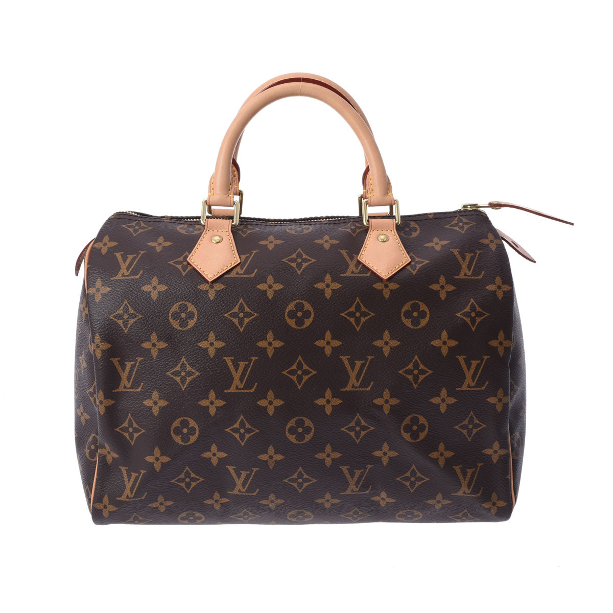 LOUIS VUITTON ルイヴィトン モノグラム スピーディ30 現行 ブラウン M41108 レディース モノグラムキャンバス ハンドバッグ Aランク 中古 