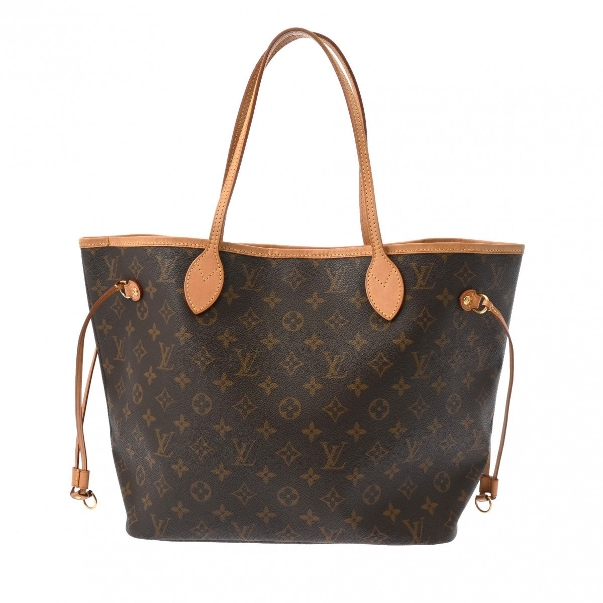 LOUIS VUITTON ルイヴィトン モノグラム ネヴァーフル MM ブラウン M40156 レディース モノグラムキャンバス トートバッグ ABランク 中古 