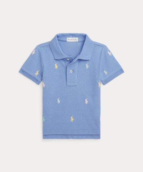 (ベビー)Polo ポニー コットン メッシュ ポロシャツ