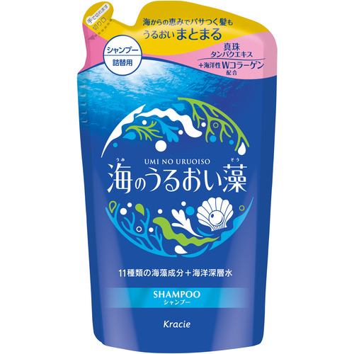 クラシエホームプロダクツ 海のうるおい藻 うるおいケアシャンプー詰替用(400mL) 海のうるおい藻 400mL