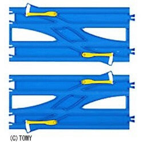 タカラトミー プラレール R－24 複線わたりポイントレール