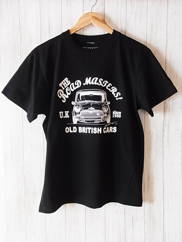 ブリティッシュカー Tシャツ　Sサイズ　☆ブラック☆　車