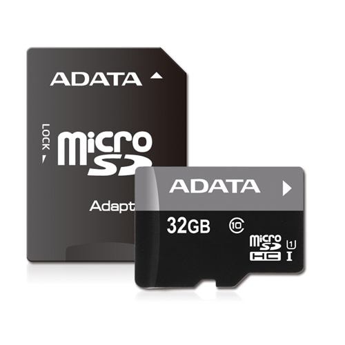 ADATA AUSDH32GUICL10-RA1 ADATA Premier マイクロSDメモリーカード MicroSDHC／XC UHS-I CLASS10 with ADAPTER カード 32GB Class10 UHS-I